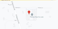 Thomas Place at Fox Lake in google map