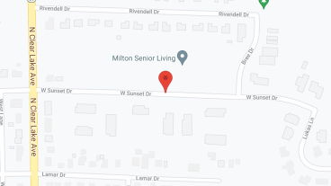 Milton Senior Living in google map