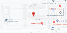 Brookhaven at County Line in google map