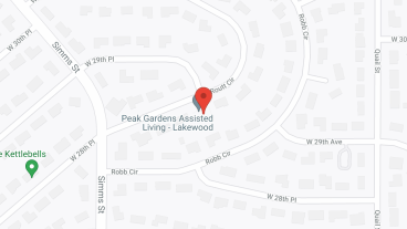 Peak Gardens Lakewood in google map