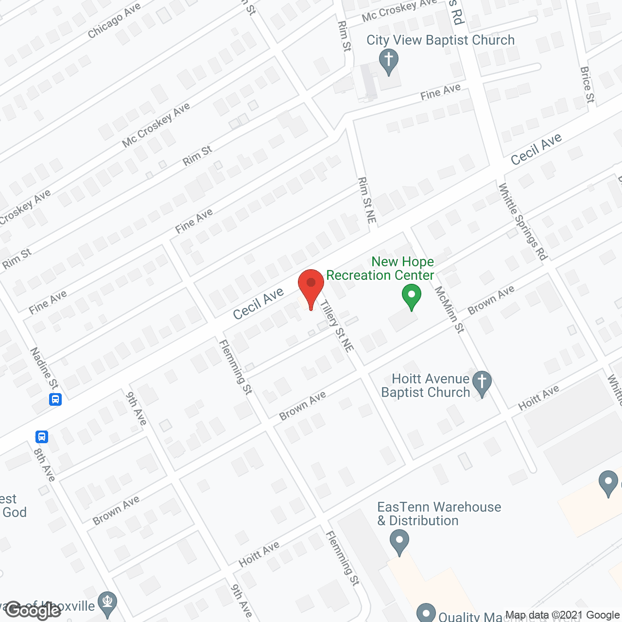 Cecil Boarding House in google map