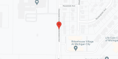 Rittenhouse Village at Michigan City in google map