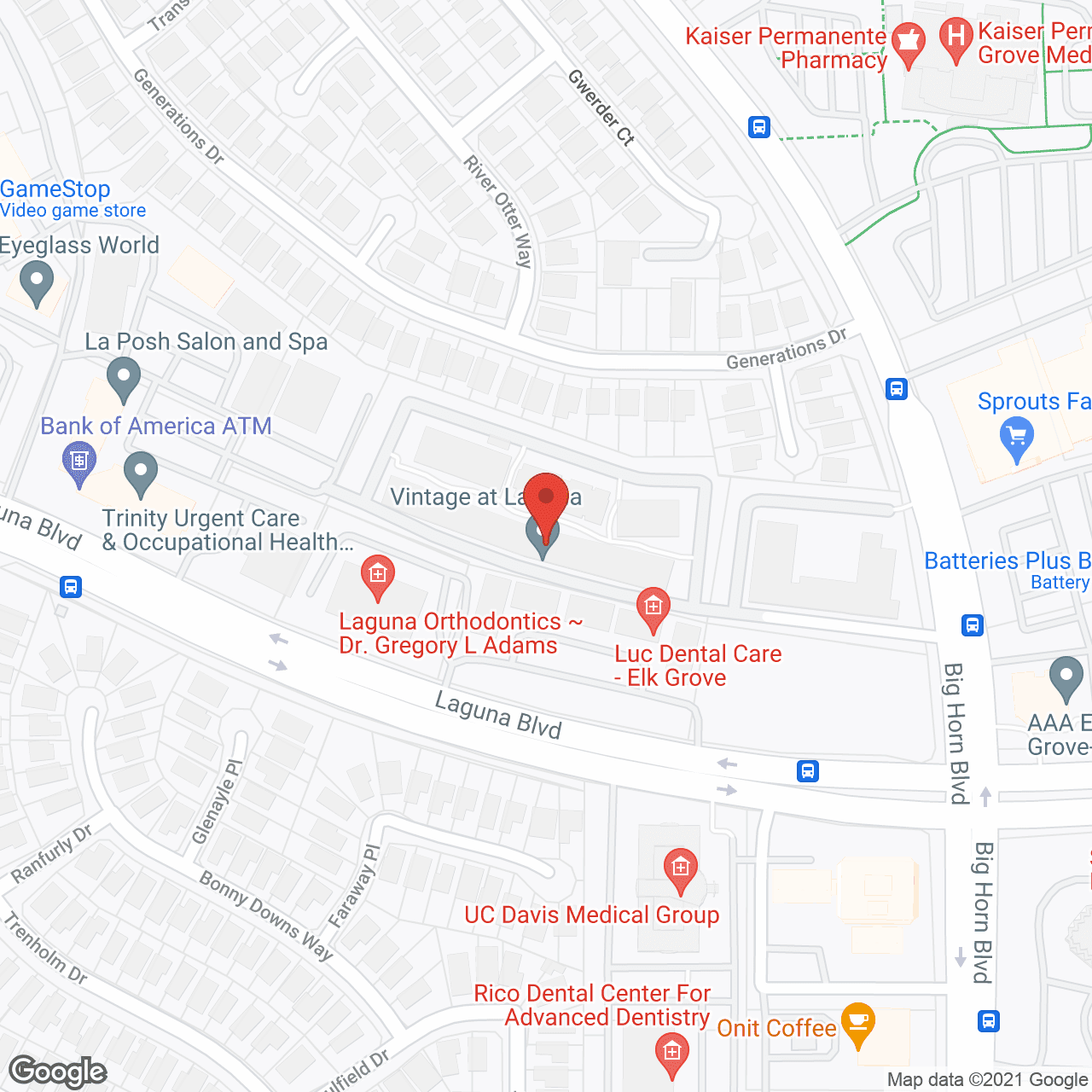 Vintage Laguna in google map