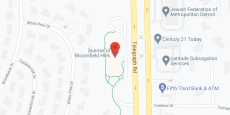 Sunrise of Bloomfield Hills in google map