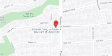 Golden Cascade in google map