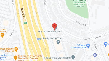 FLA Care Homes in google map