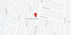 A and M Board and Care in google map