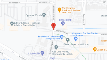 Cypress Woods in google map