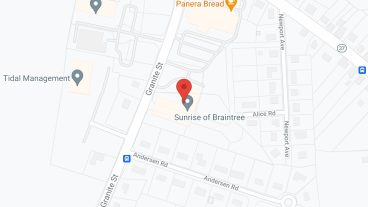Sunrise of Braintree in google map