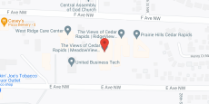 The Views of Cedar Rapids in google map