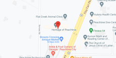 Legacy Ridge at Peachtree in google map