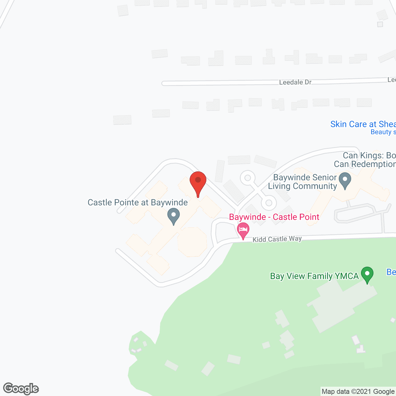 Baywinde Senior Living in google map