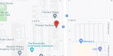 Pioneer Gardens in google map
