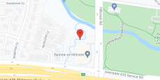 Sunrise at Hillcrest in google map
