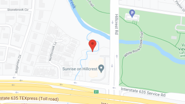 Sunrise at Hillcrest in google map