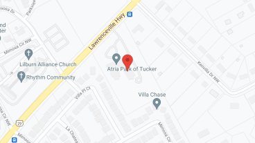 Atria Park of Tucker in google map