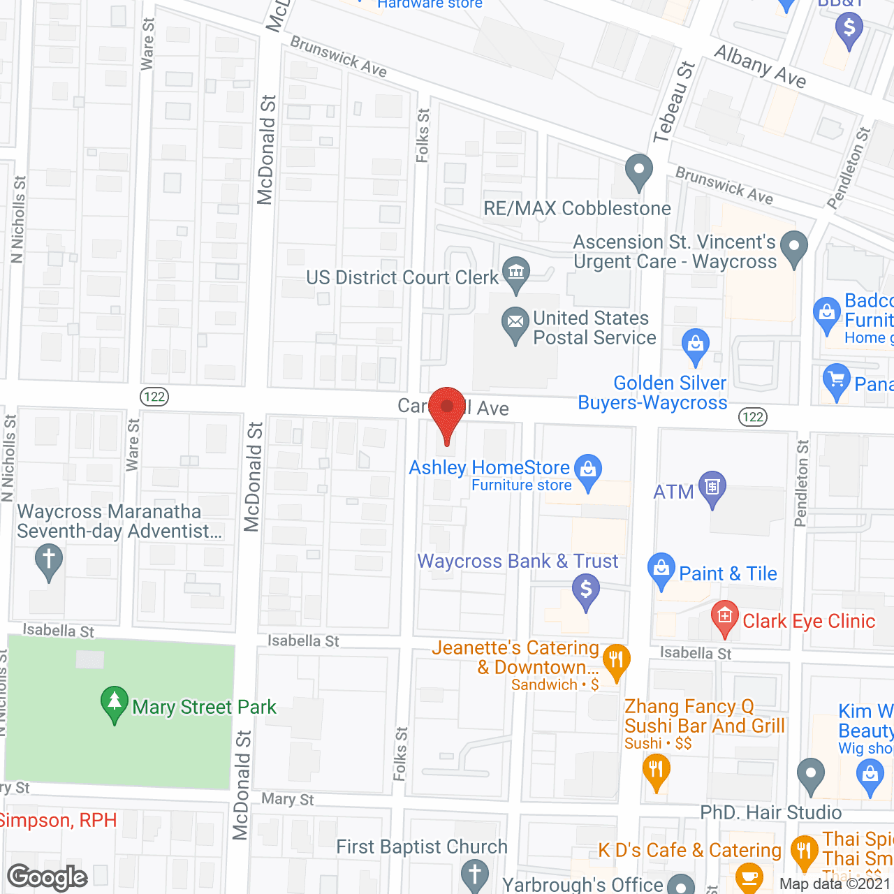 Victorian Way in google map