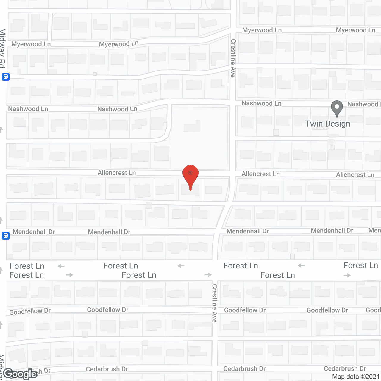 Avalon Memory Care - Allencrest Lane in google map