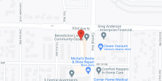 Benedictine Living Community Osseo in google map