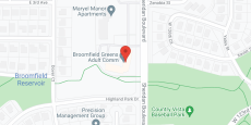 Broomfield Greens in google map