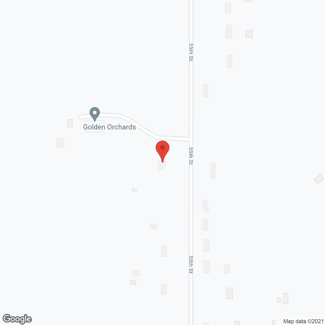 Golden Orchards in google map