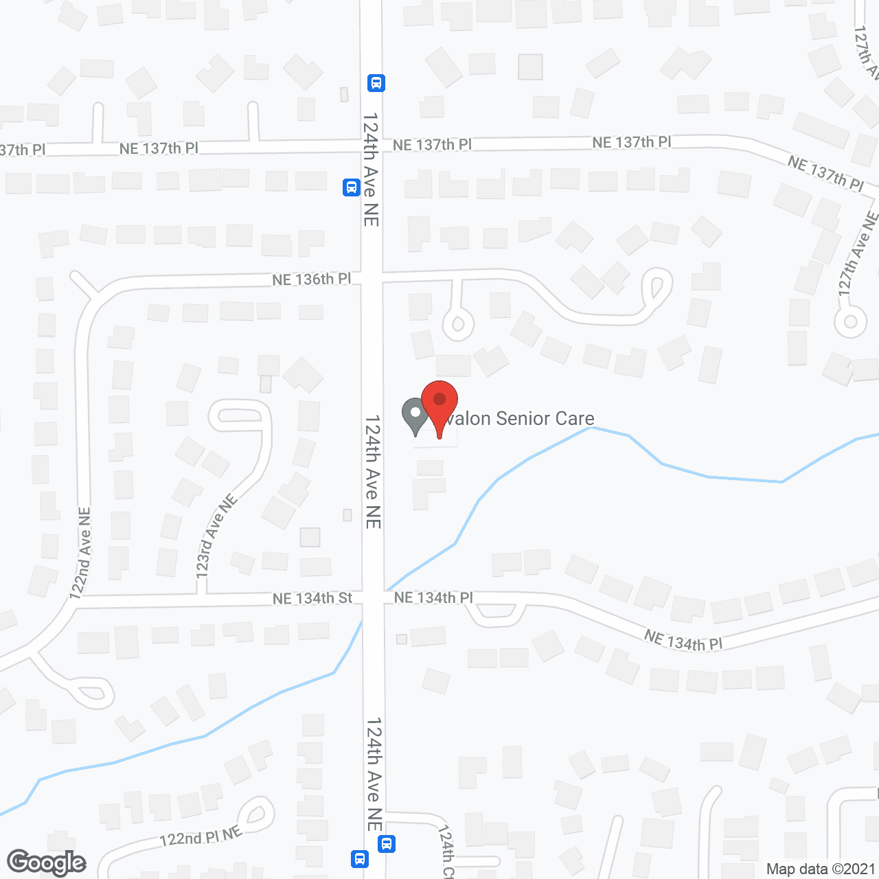 Avalon Senior Care in google map