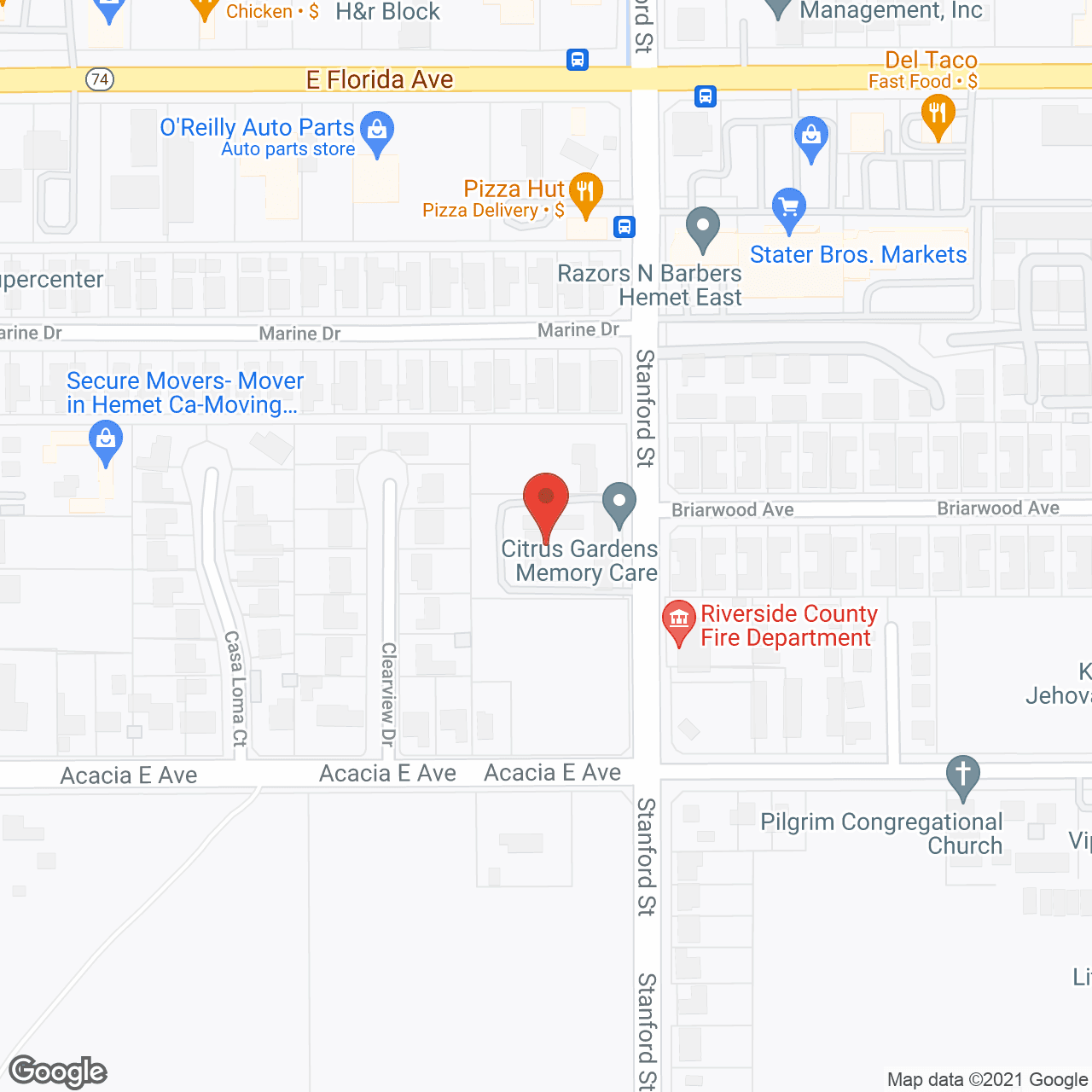 Citrus Gardens Memory Care in google map