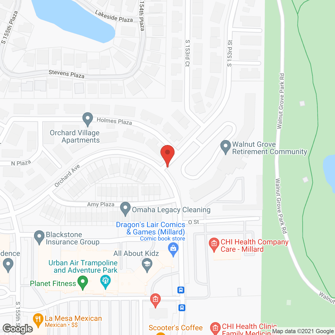 Walnut Grove Retirement Community in google map