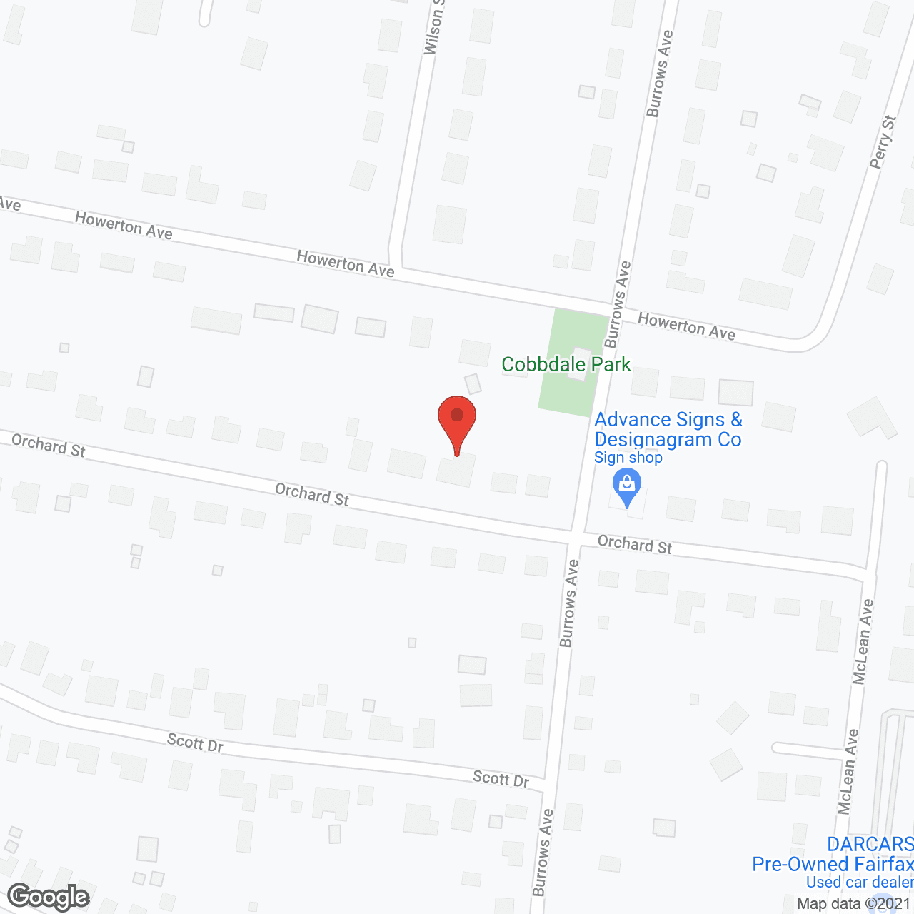 Home Eldercare in google map