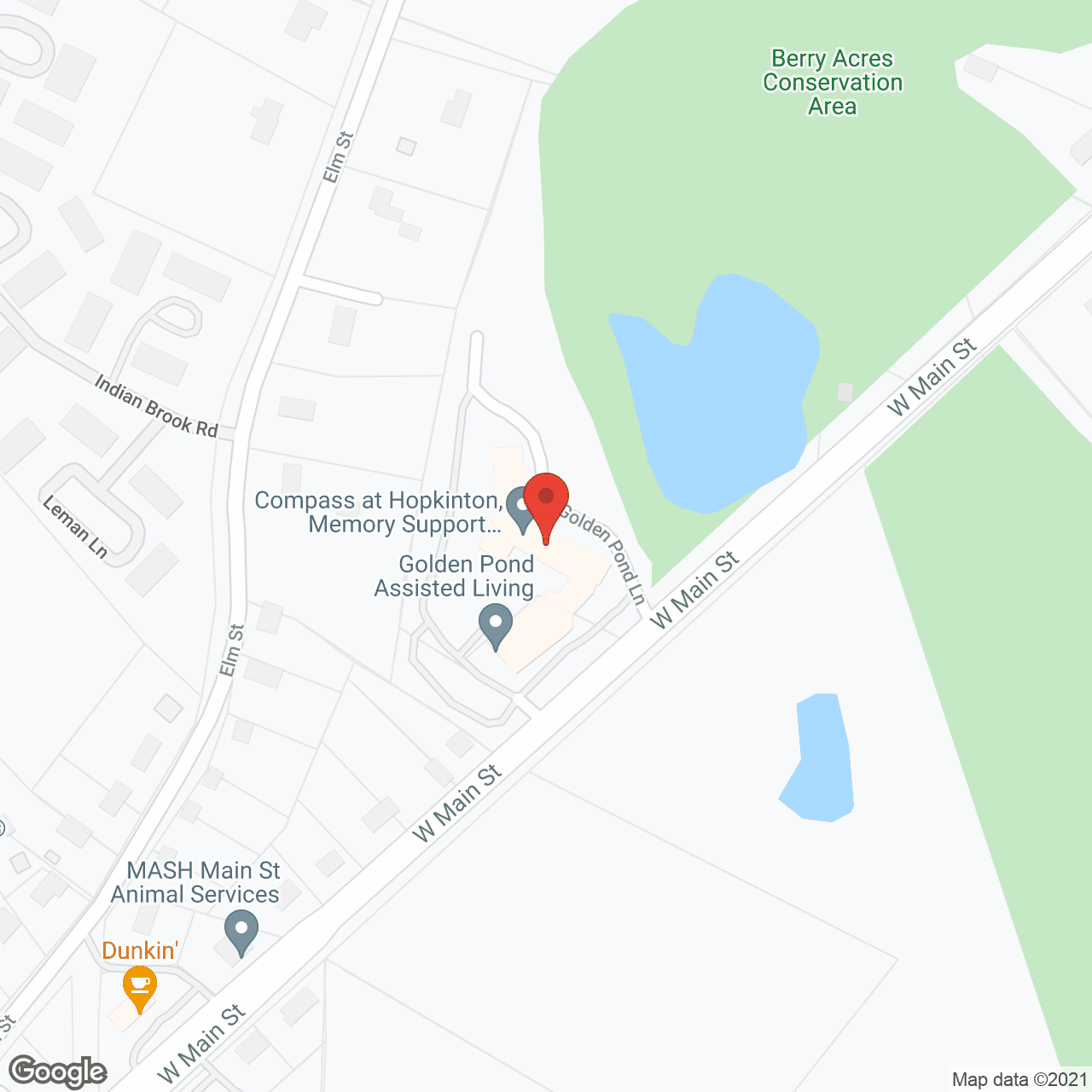 Hearthstone Alzheimer's Care - Hopkinton in google map