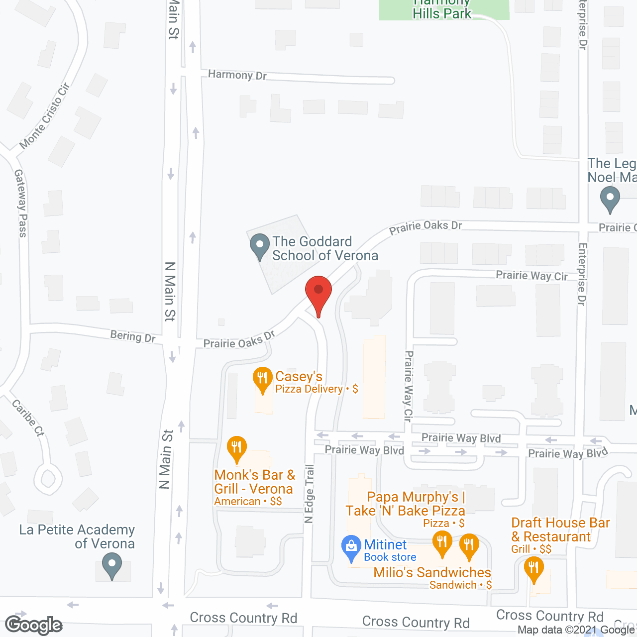 Charter Senior Living of Verona in google map