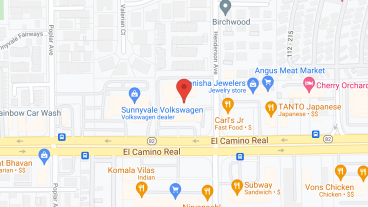 Belmont Village Sunnyvale in google map