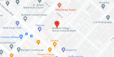 Belmont Village Burbank in google map