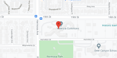 Holiday Valencia Commons in google map