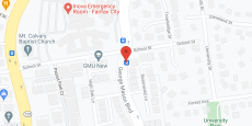 Sunrise at George Mason in google map