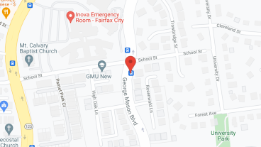 Sunrise at George Mason in google map
