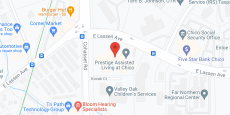 Prestige Assisted Living at Chico in google map