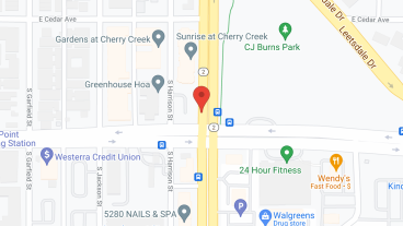 Sunrise of Cherry Creek in google map