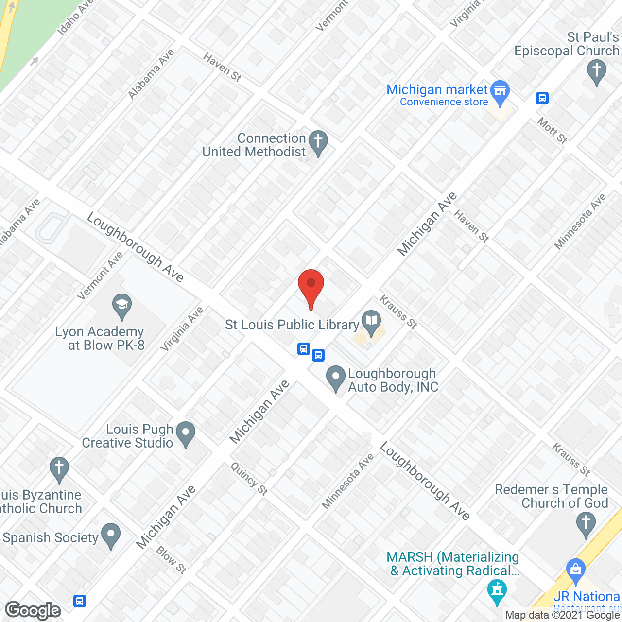 Carondelet Retirement (Mental Health) in google map