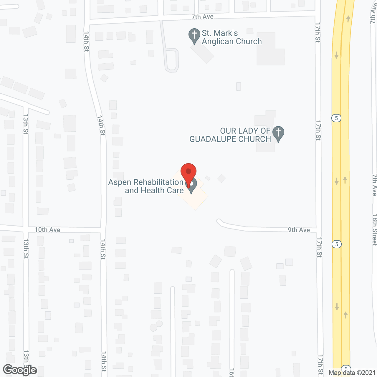 Aspen Health Care Ctr in google map