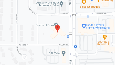 Sunrise of Edina in google map