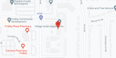 Village Green Apartments in google map