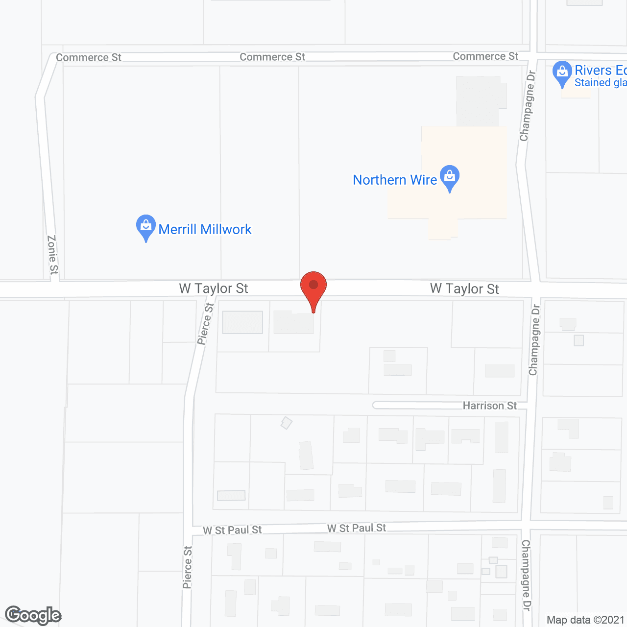 Artisan Senior Living Merrill in google map