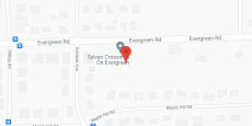 Sylvan Crossings on Evergreen in google map