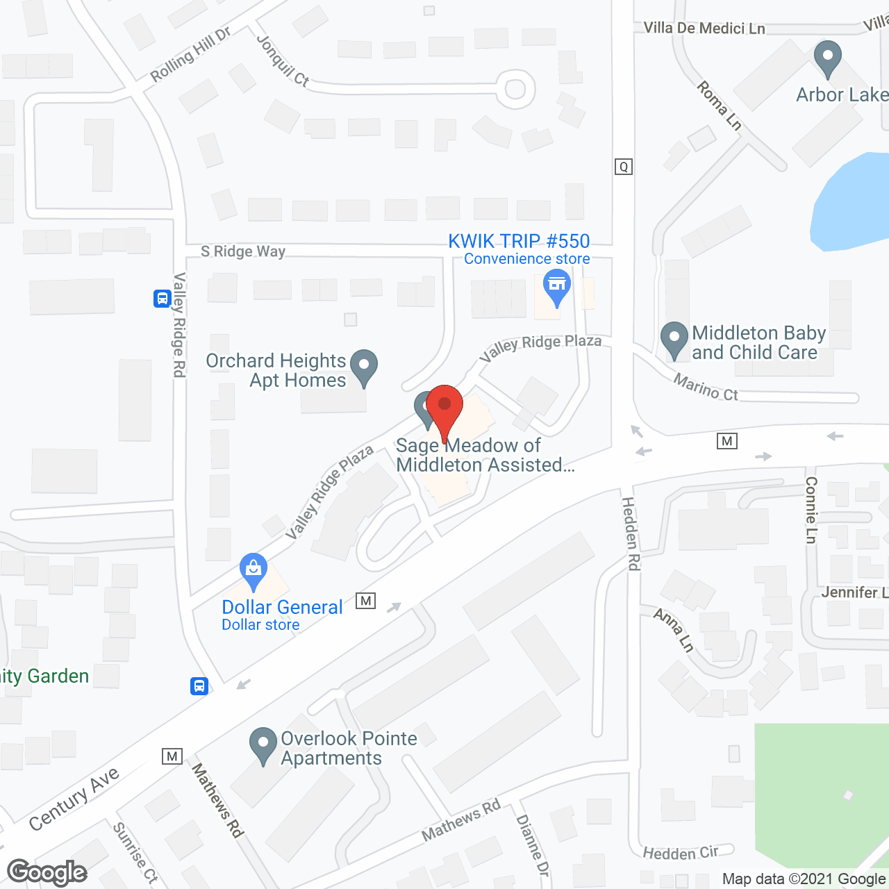 Artisan Senior Living Middleton II in google map