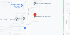 Kenosha Senior Living in google map