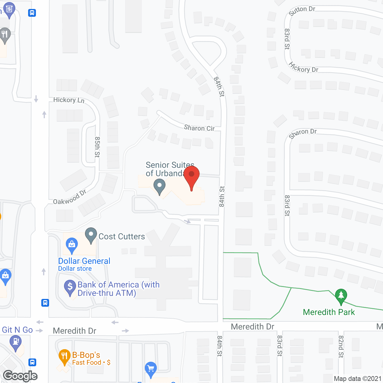 Senior Suites of Urbandale in google map