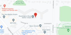 Washington Woods Senior Ctzns in google map