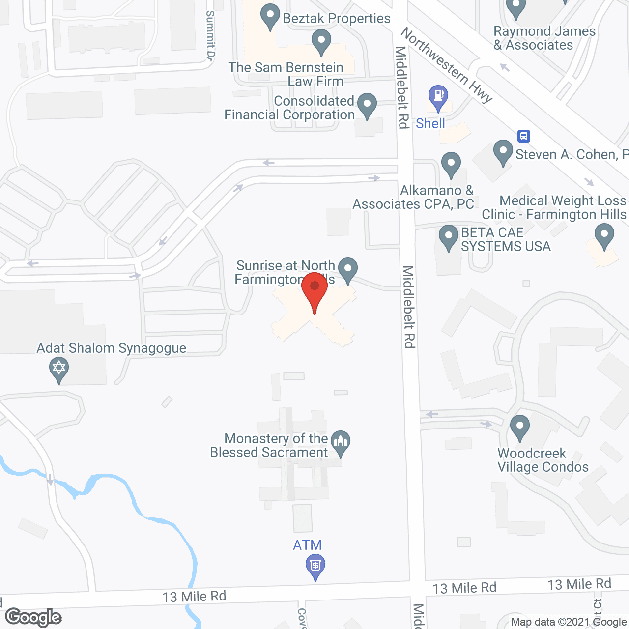 Fairmont of Farmington Hills in google map