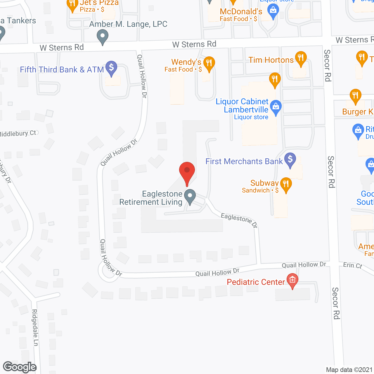 Eaglestone Retirement Living in google map